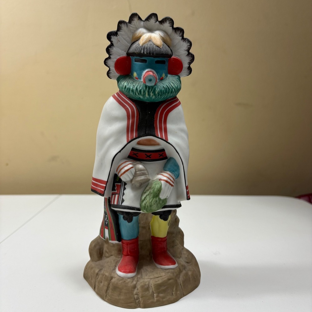 TE-LAVAI Morning Kachina Piggy Bank 1984 Arizona Bank Lowell Talashoma‎